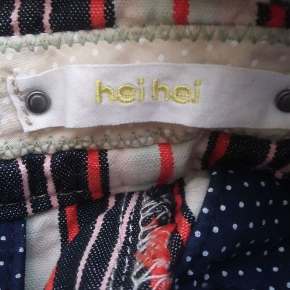 Anthro Hei Hei Striped Shorts, Women's 4 US - Picture 5 of 7